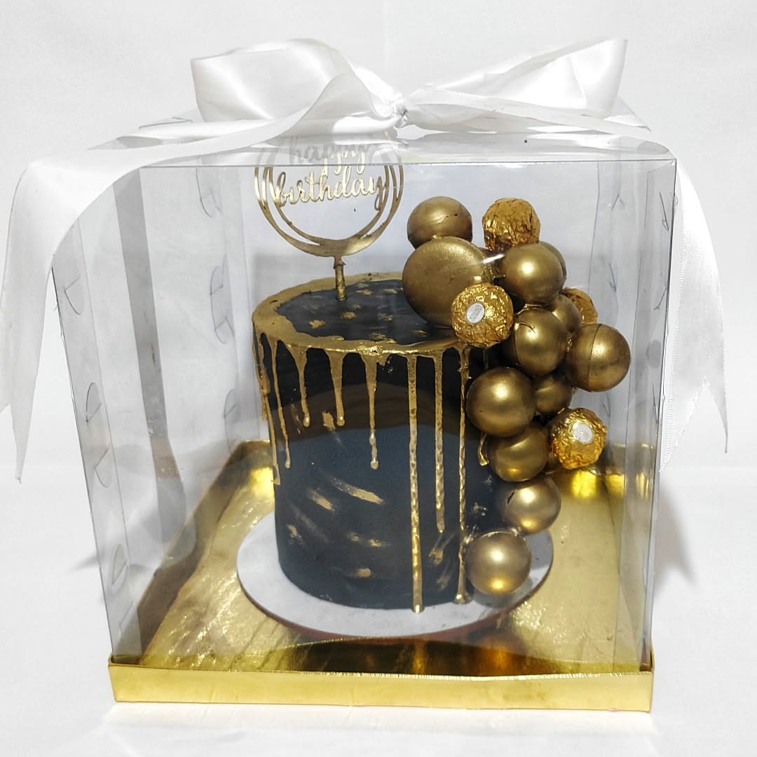 Classic White Wedding Cake - Front View